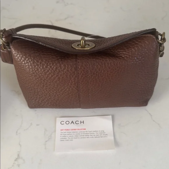 COACH NWT 2007 Chelsea Pebbled Leather Mini bag/Wristlet - Picture 4 of 8